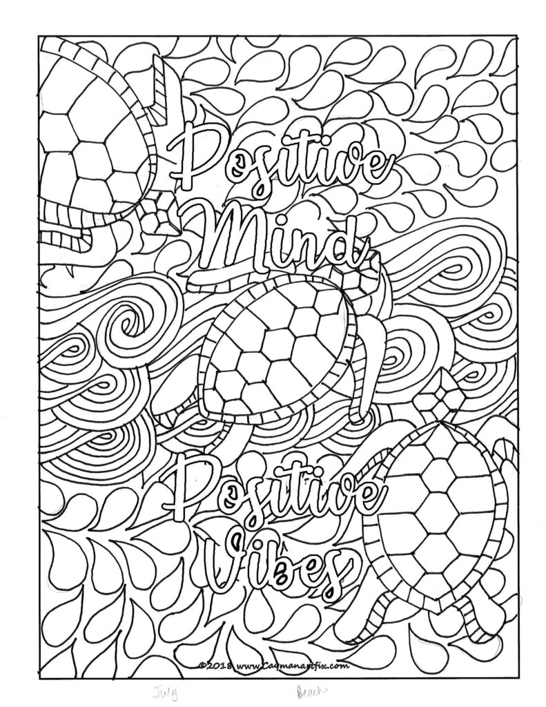 Free Printable Mindful Coloring Pages