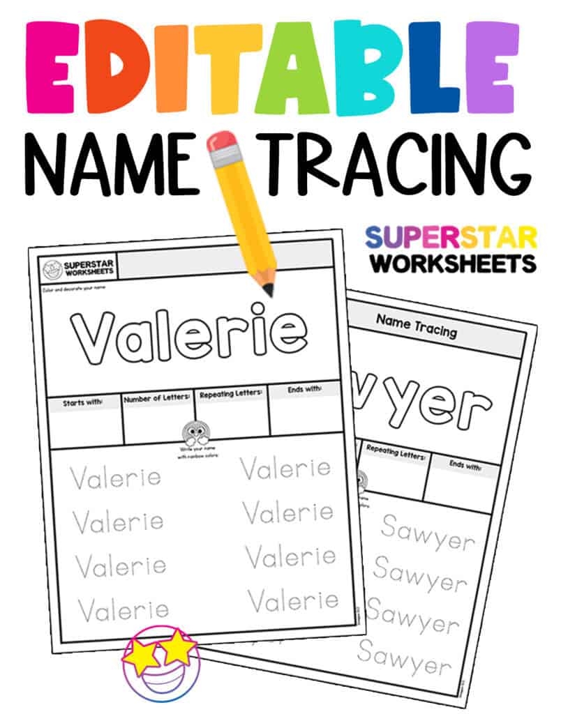 Free Printable Name Tracing Free Templates Printable