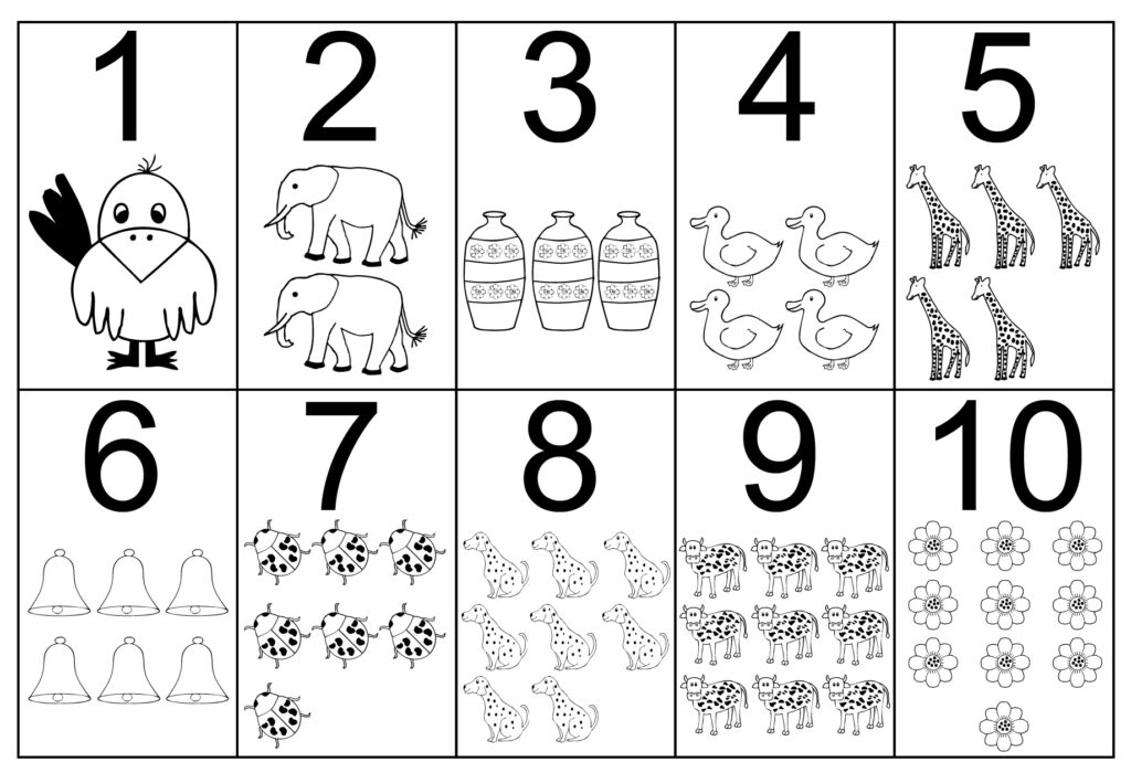 Free Printable Numbers Coloring Pages