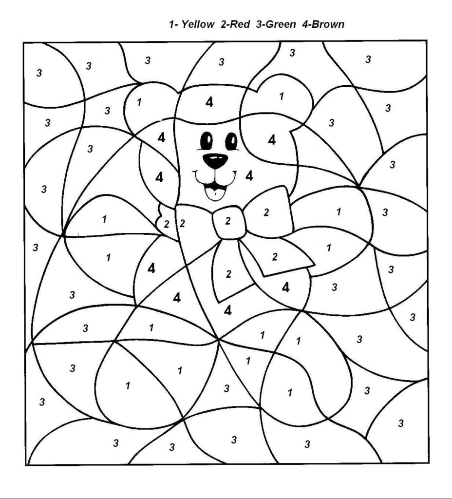 Free Printable Numbers Coloring Pages
