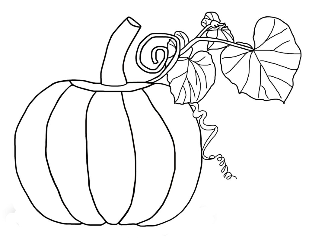 Free Printable Pumpkin Coloring Pages For Kids