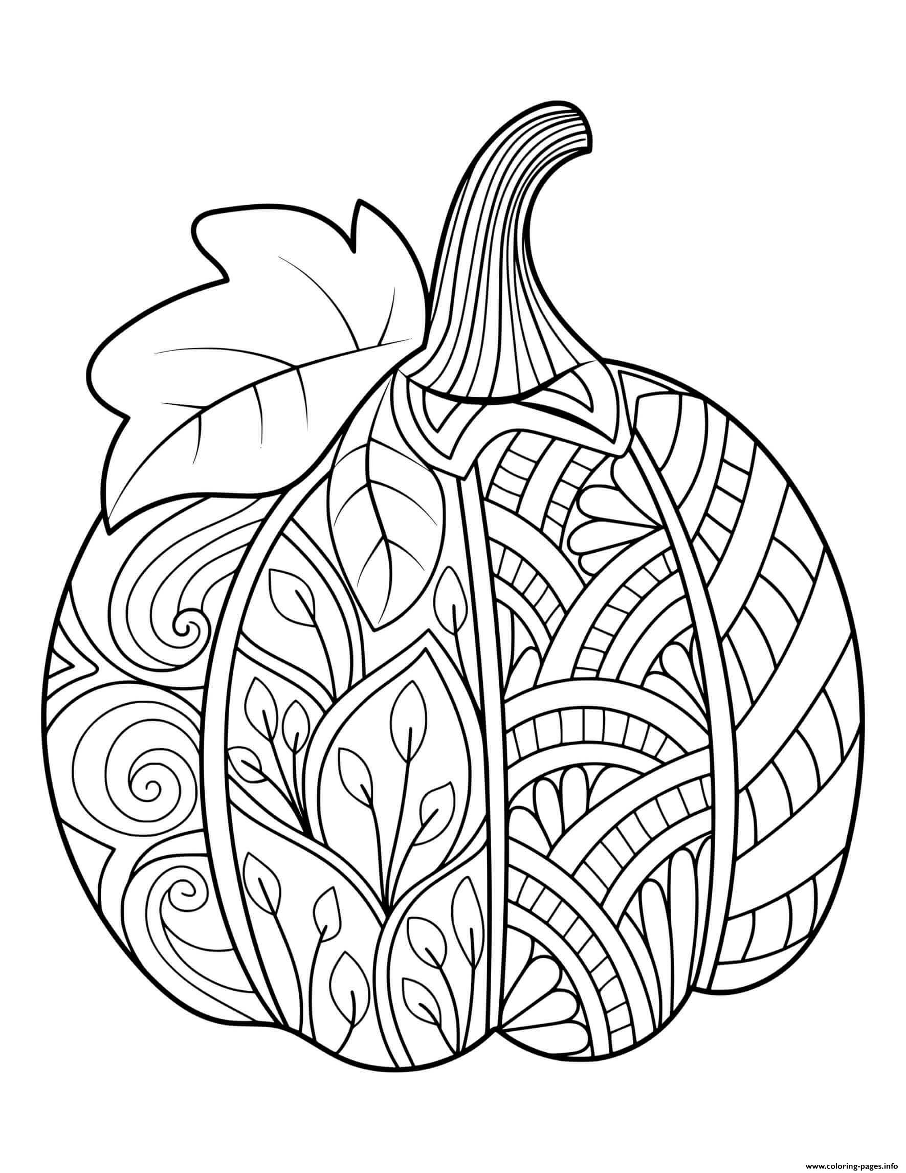 Free Printable Pumpkin Coloring Pages