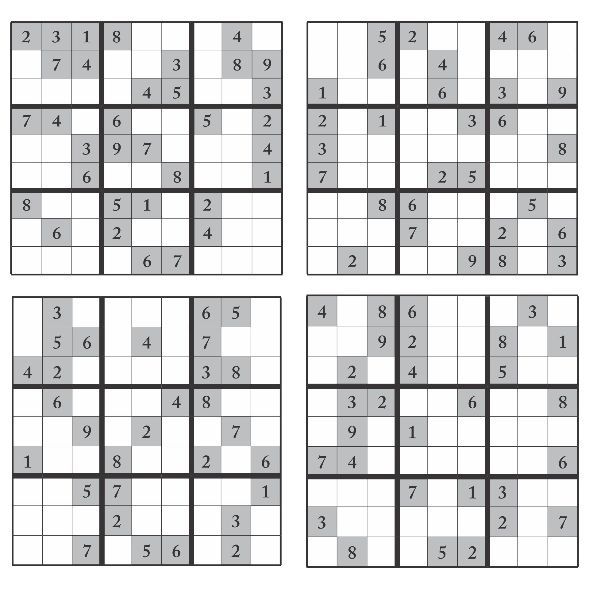 Free Printable Sudoku 16X16 Numbers