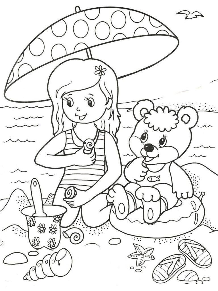 Free Printable Summer Fun Coloring Pages