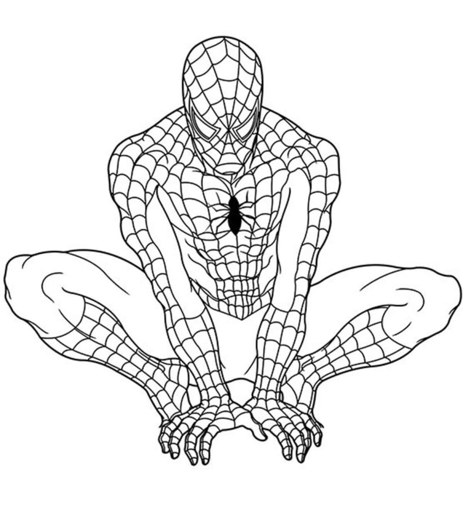 Free Printable Superhero Coloring Pages