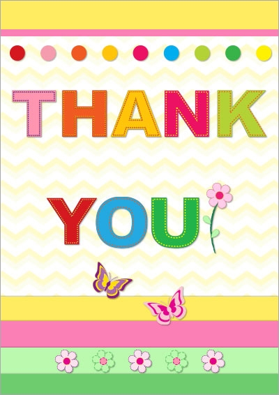 Free Printable Thank You Cards Pdf Printable Templates Free Word Template