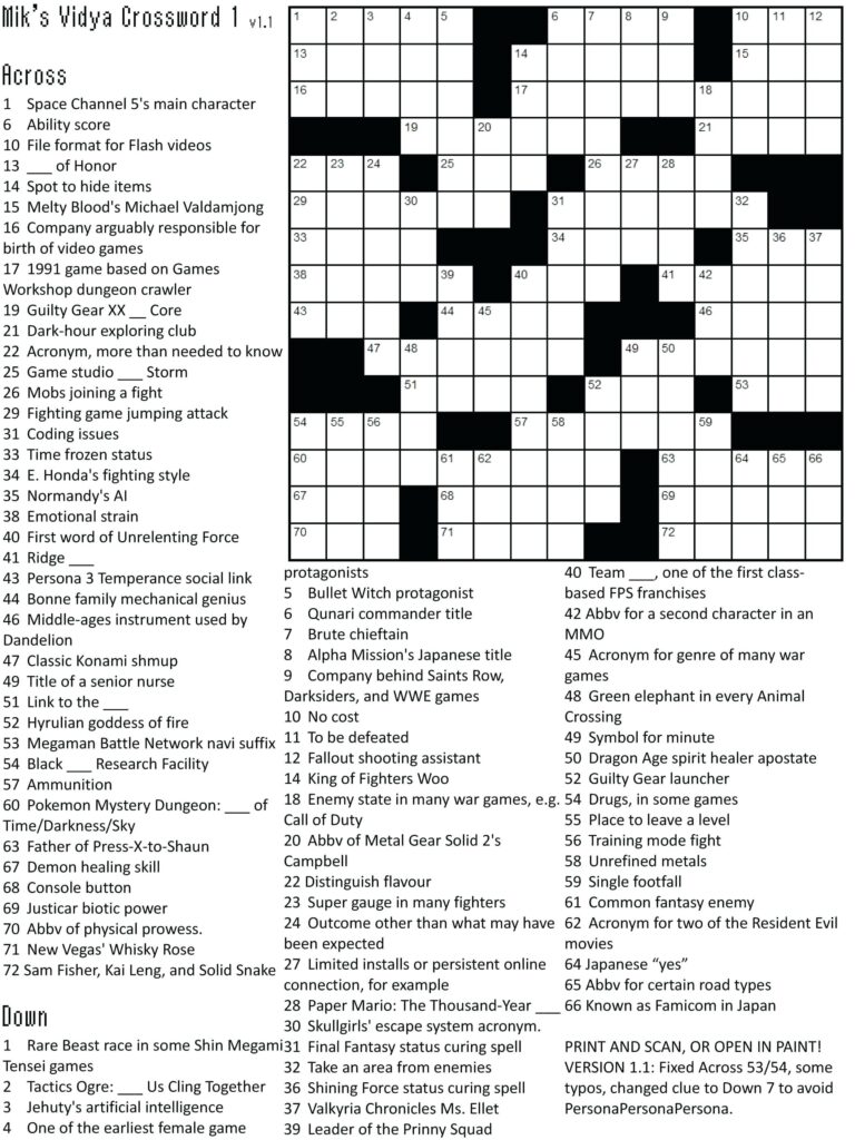 Free Printable Themed Crossword Puzzles Myheartbeats club Free 