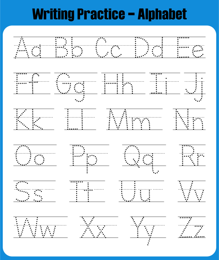 Free Printable Tracing Alphabet Letters A Z