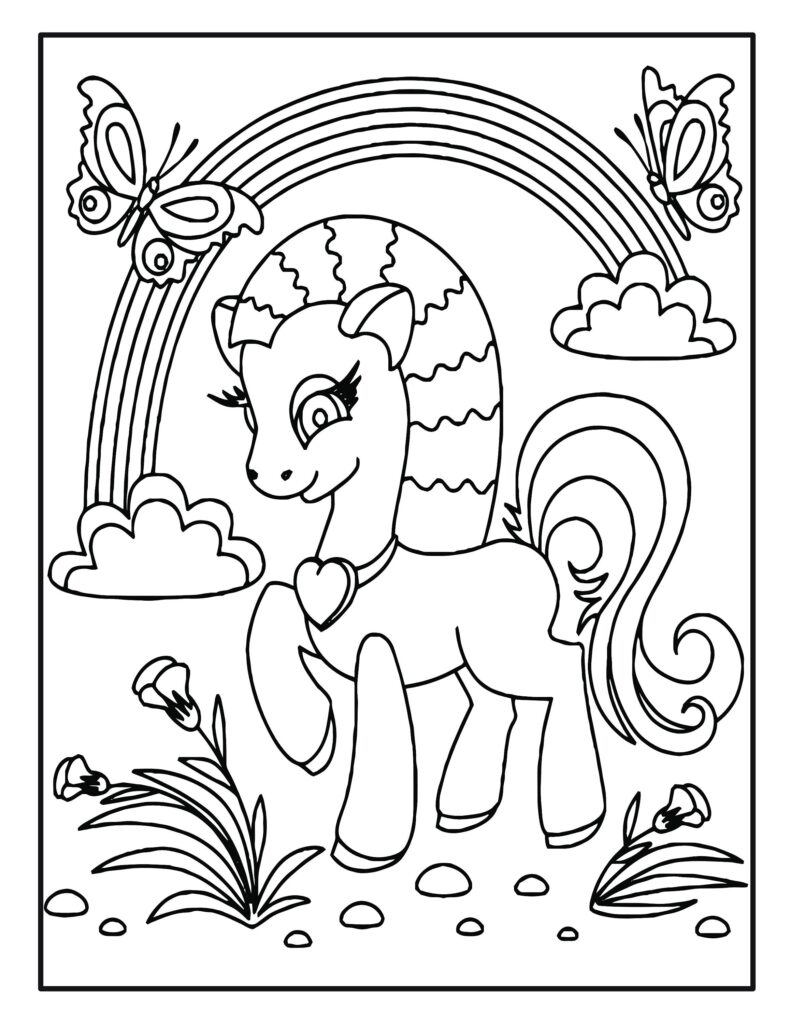 Free Printable Unicorn Coloring Pages