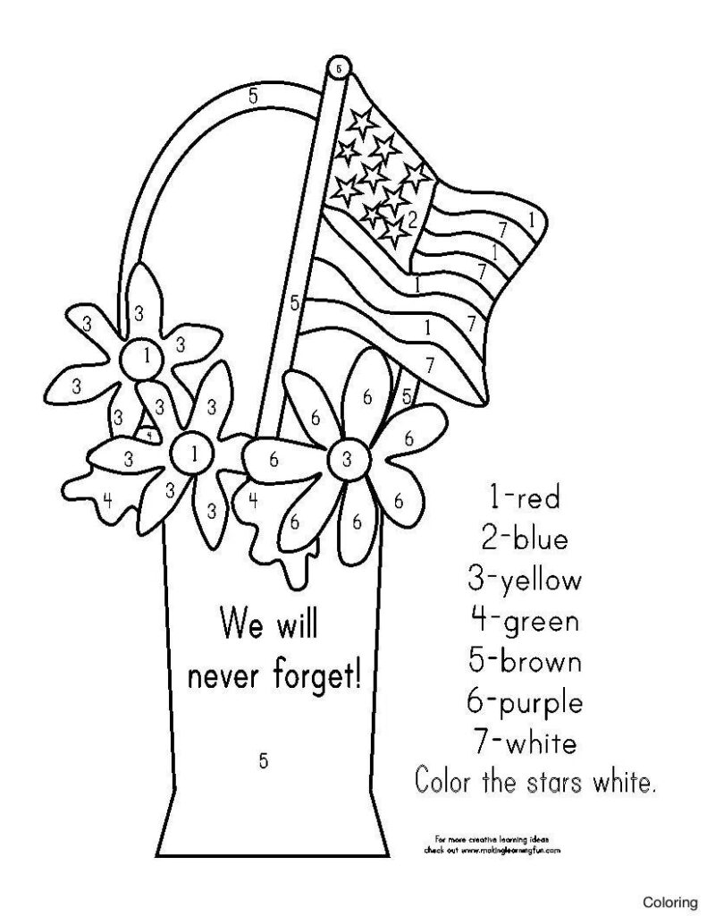 Free Printable Veterans Day Coloring Pages Pdf