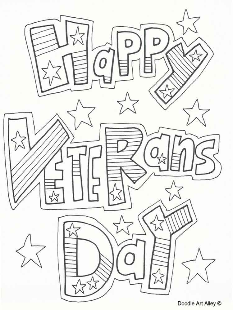 Free Printable Veterans Day Coloring Pages