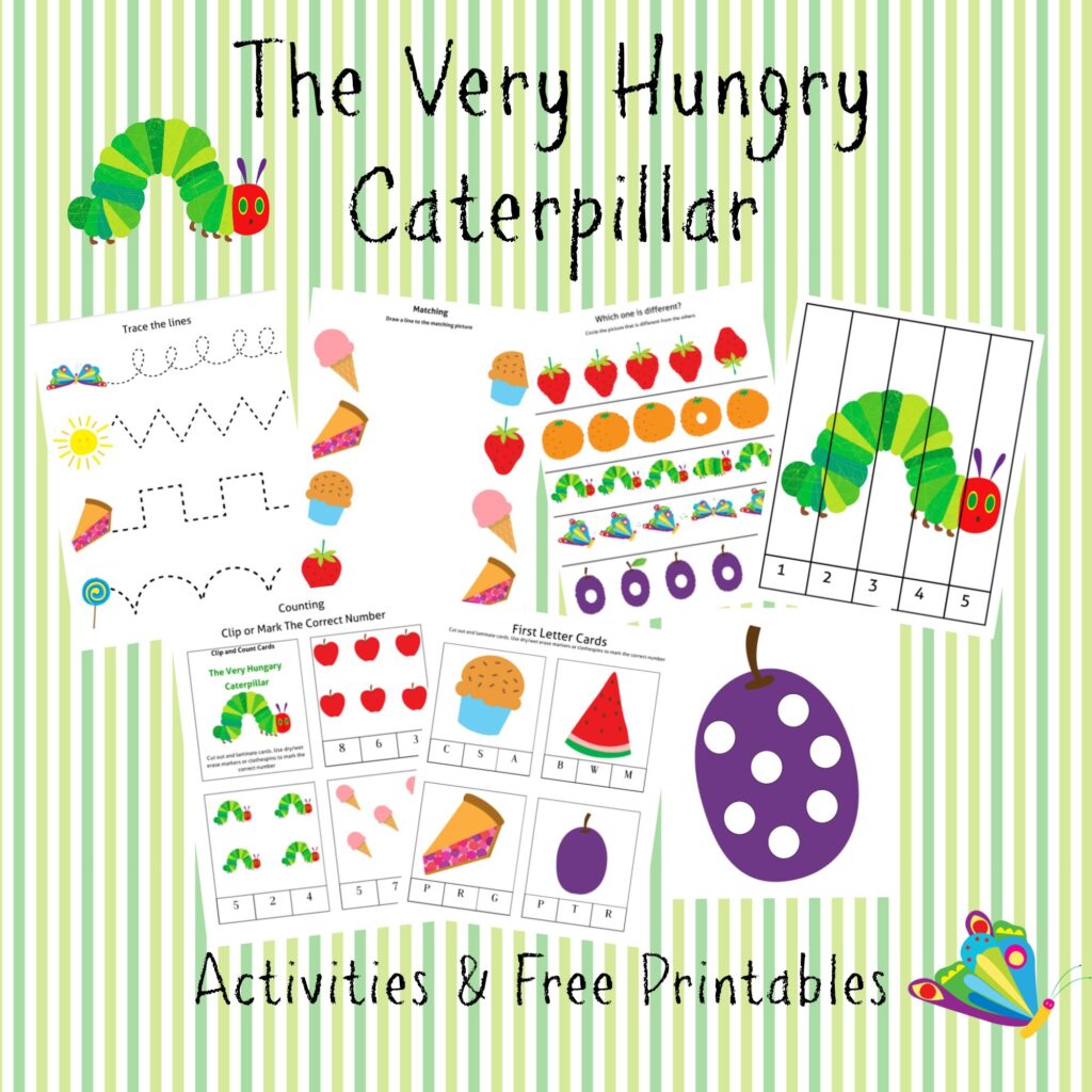 Free Printables For The Very Hungry Caterpillar