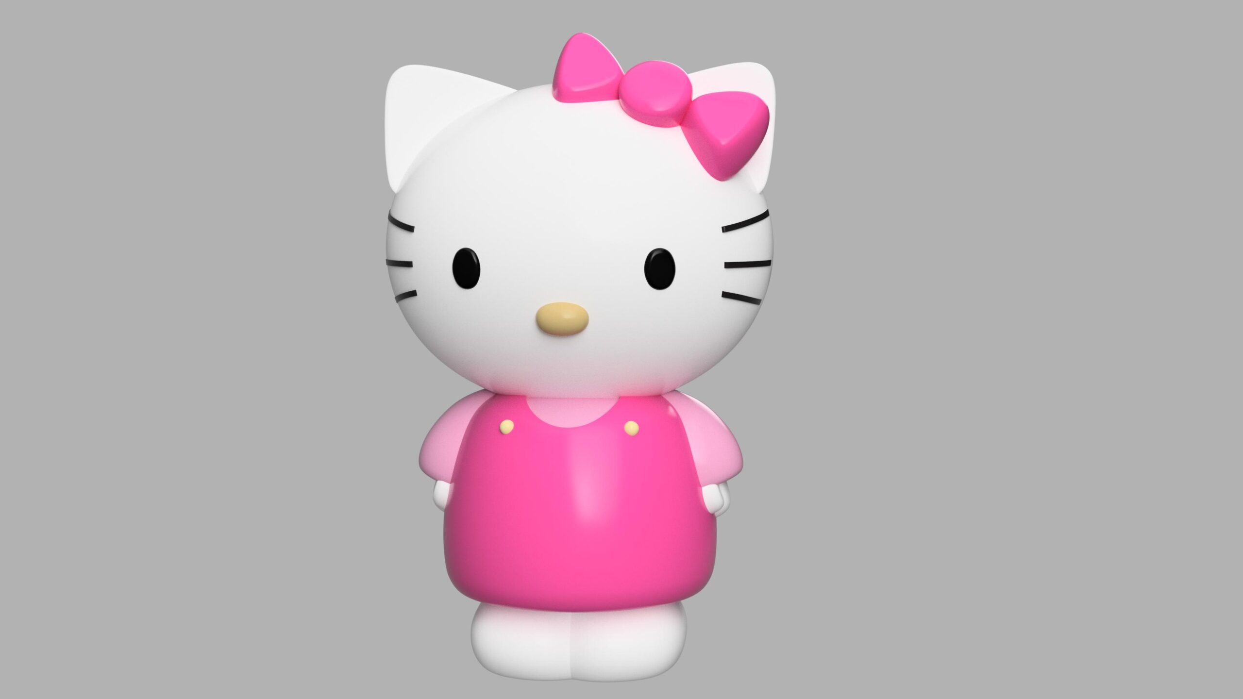 Free STL File Hello Kitty 3D Printable Model To Download Cults