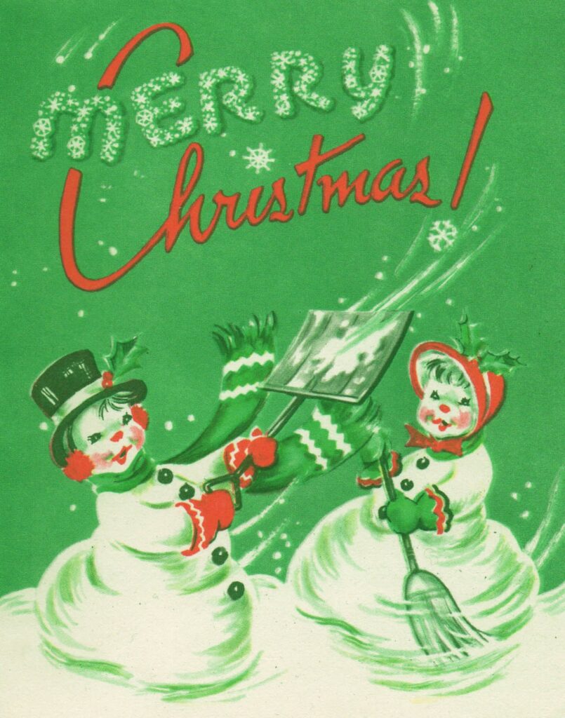 Free Vintage Christmas Printables Templates