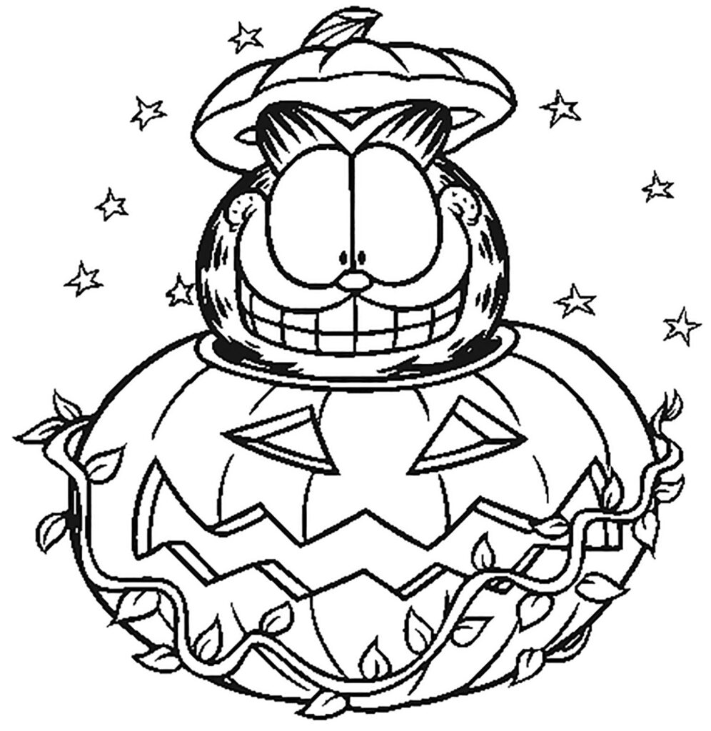 Garfield Printable Coloring Pages