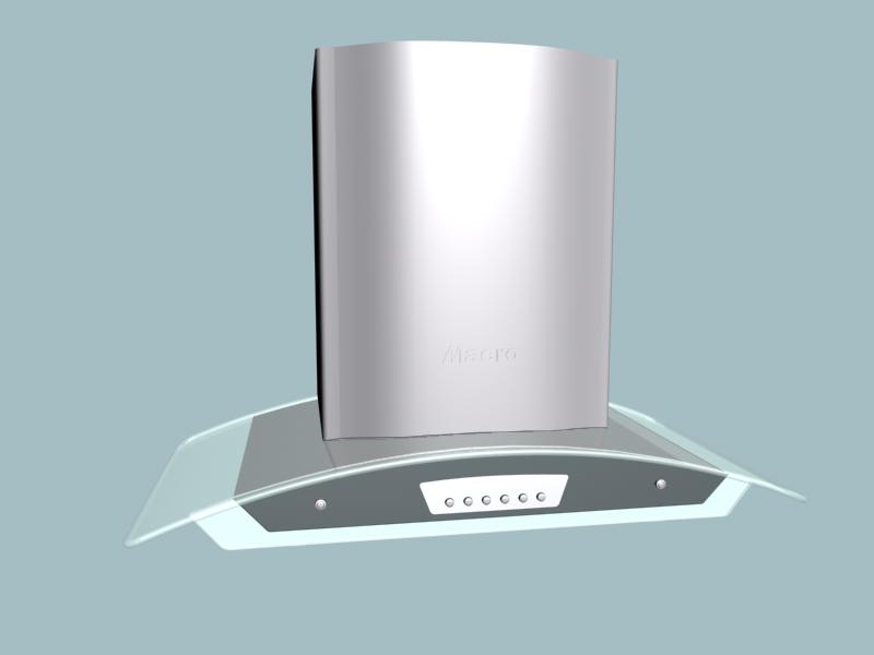 Glass Kitchen Hood 3d Model 3ds Max Files Free Download CadNav