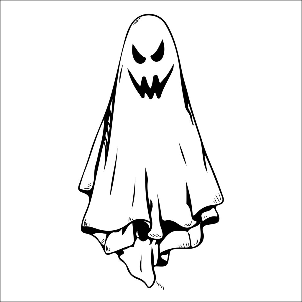 Halloween Ghost Template 20 Free PDF Printables Printablee