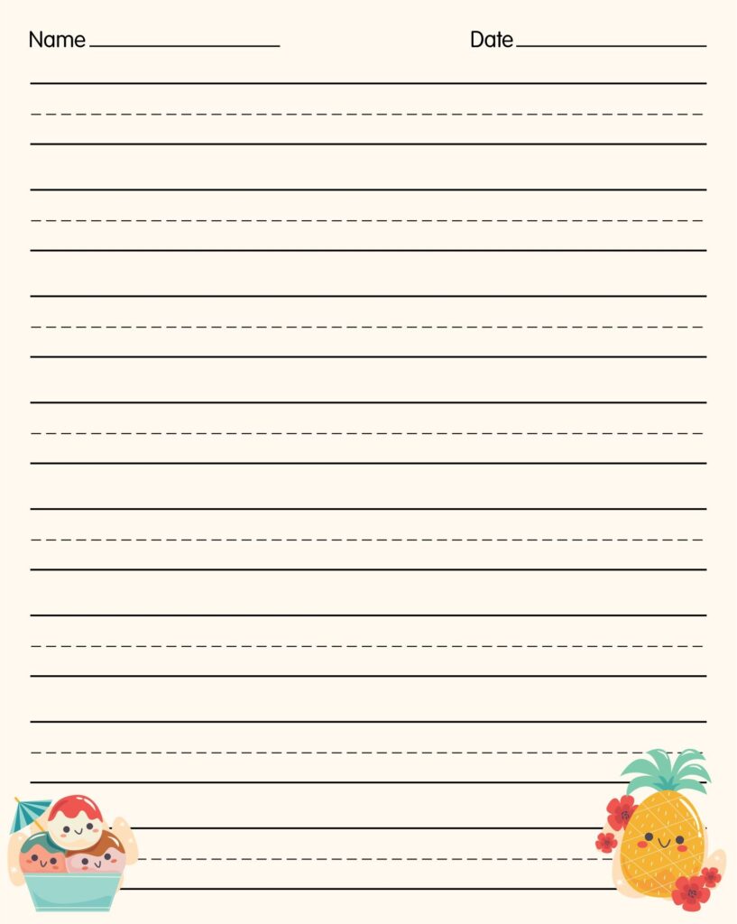 Handwriting Paper 10 Free PDF Printables Printablee