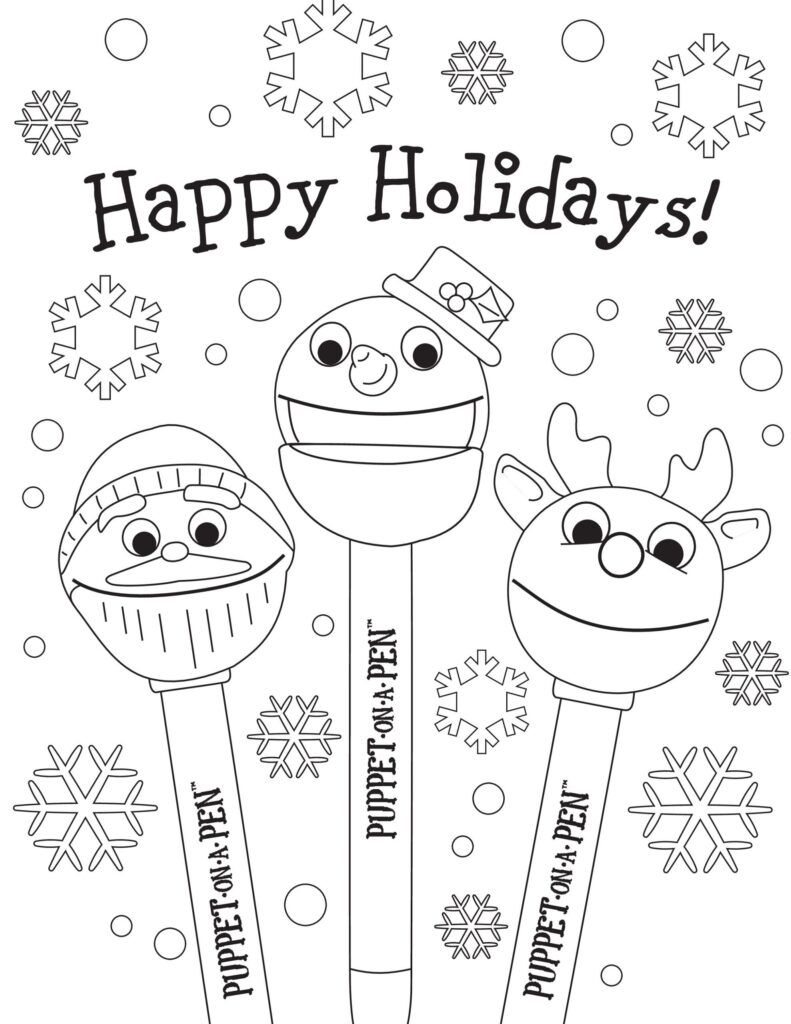 Happy Holiday Coloring Pages For Kids 101 Coloring