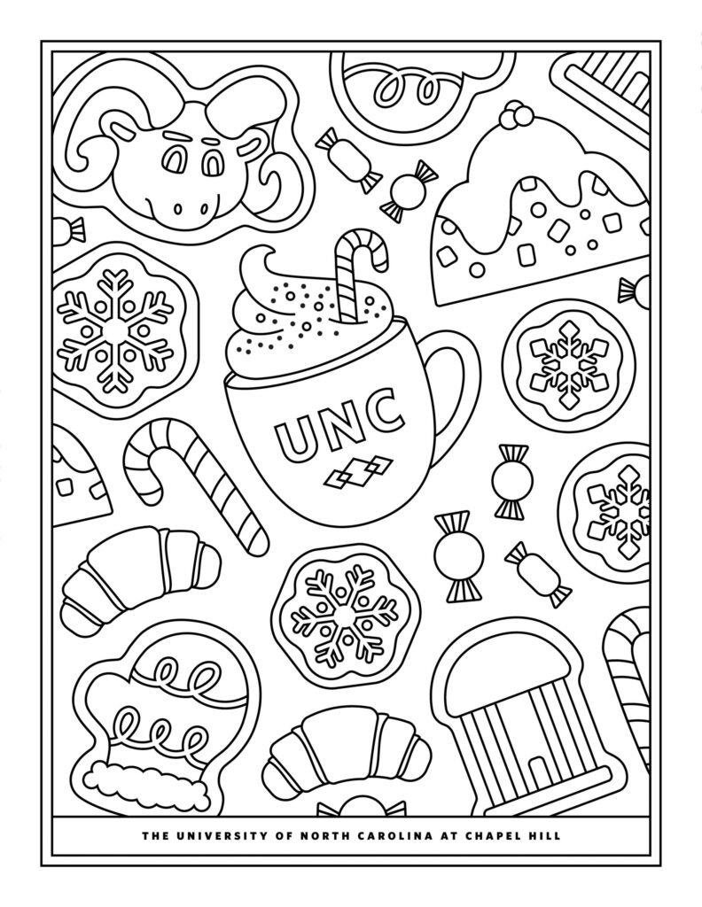 Happy Holidays Printable Coloring Pages