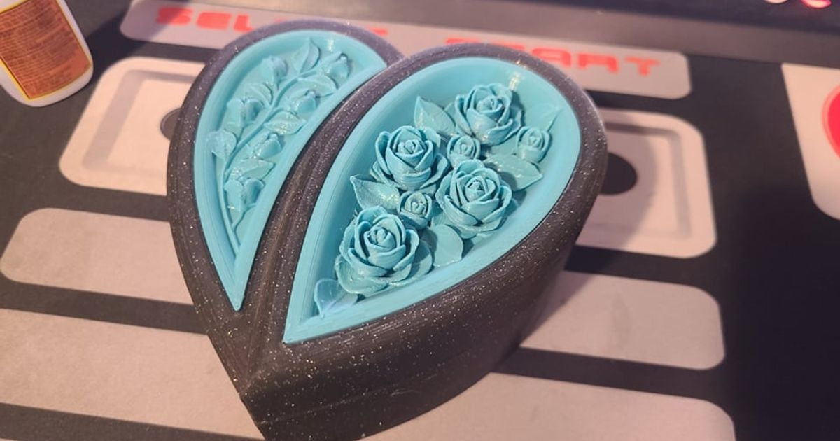 Heart Box Print From Thingiverse By RYTEK 3D Download Free STL Model