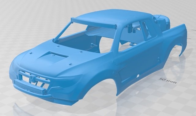 Honda Ridgeline Baja Race Truck 2016 Printable Body Car 3D Print Models