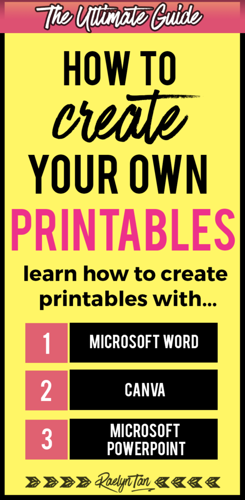 How To Create Free Printables FREE PRINTABLE TEMPLATES