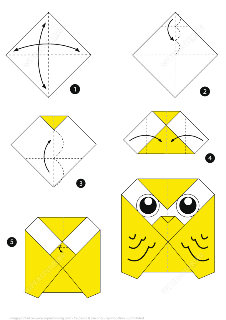 Printable Origami Instructions - Printable We Love Printables