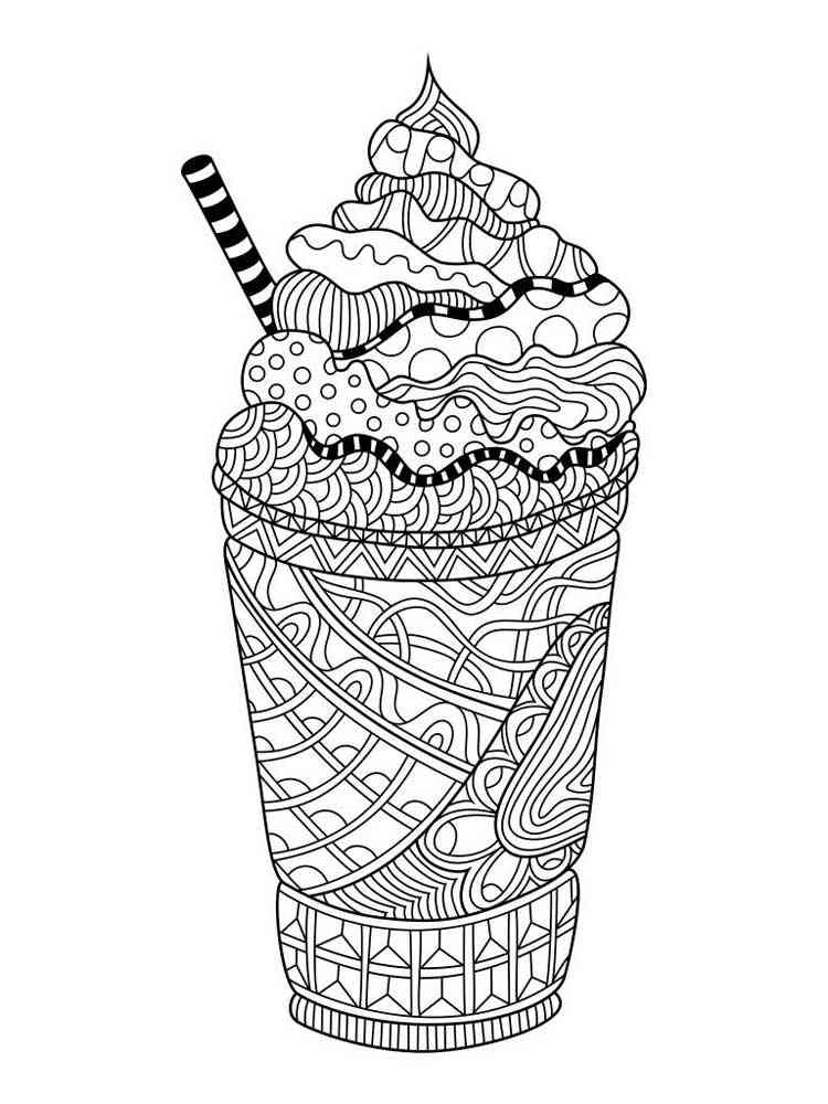 Ice Cream Coloring Pages Printable Free