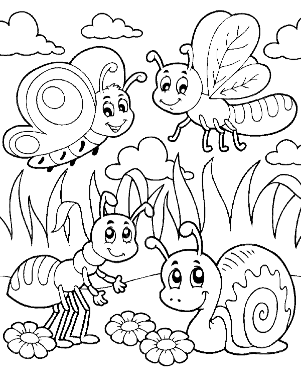 Insect Coloring Pages Best Coloring Pages For Kids