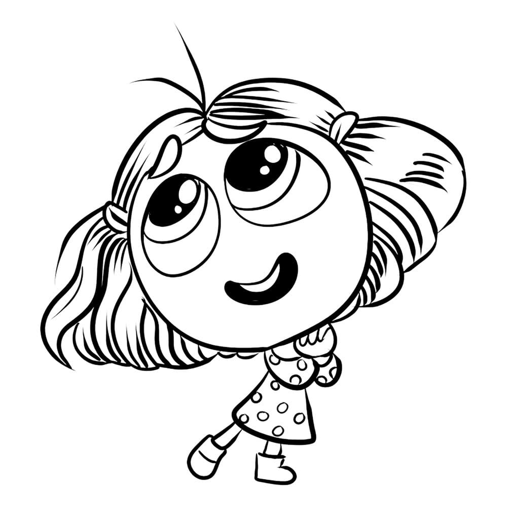 Inside Out 2 Cute Envy Coloring Page Download Print Or Color Online