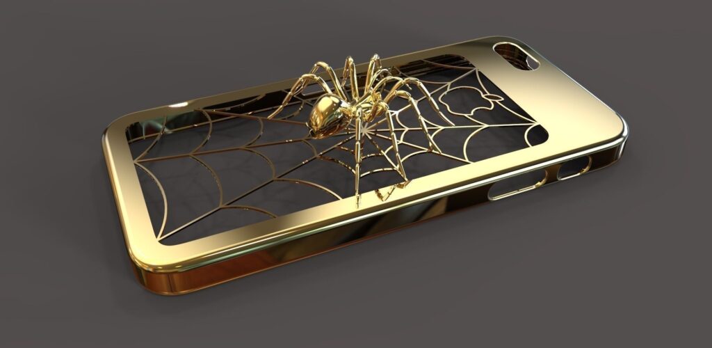 IPhone 5 Spider Case 3D Model 3D Printable wrl wrz CGTrader