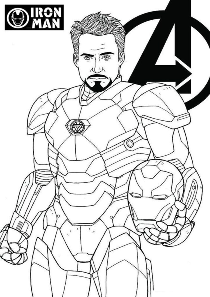 Iron Man Coloring Pages Printable