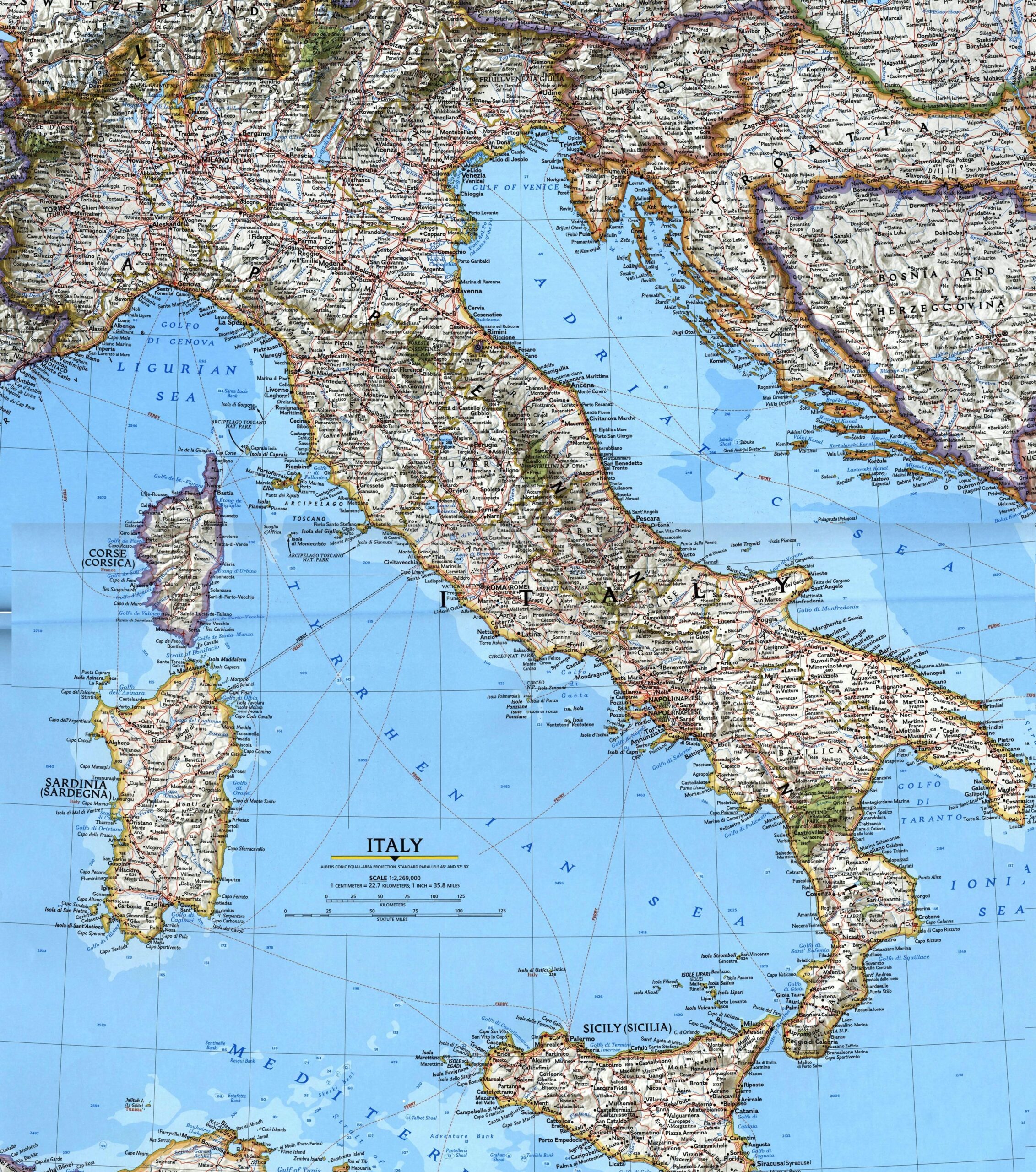 Italy Maps Printable Maps Of Italy For Download