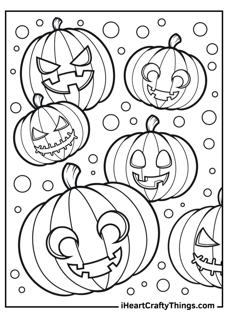 Jack O Lantern Coloring Pages Updated 2021