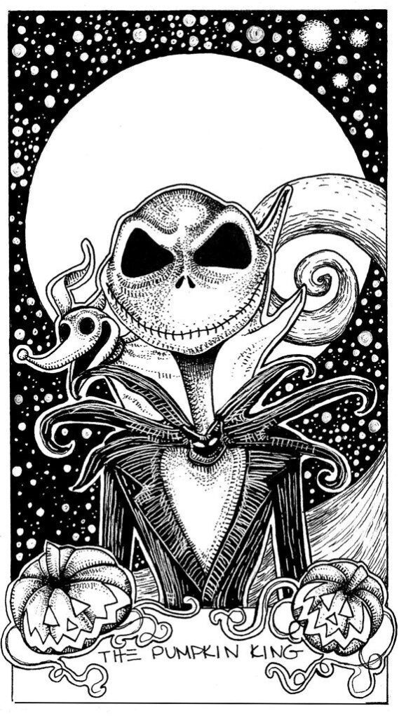 Jack Skellington Coloring Pages Printables