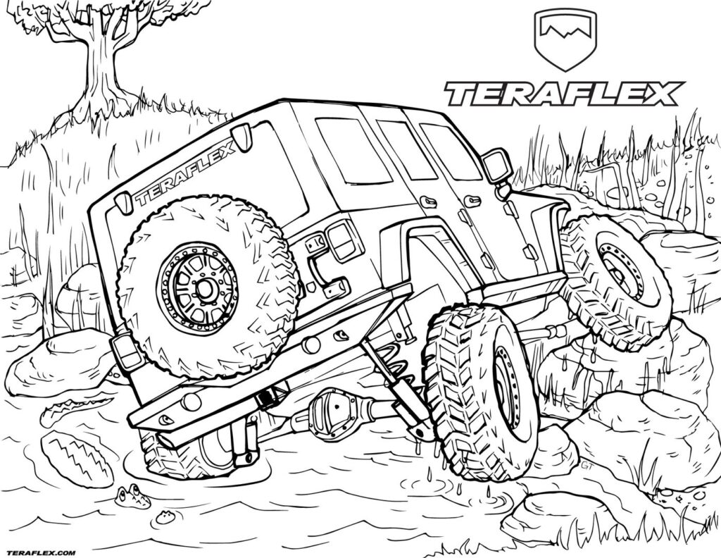 Jeep Coloring Pages At GetColorings Free Printable Colorings