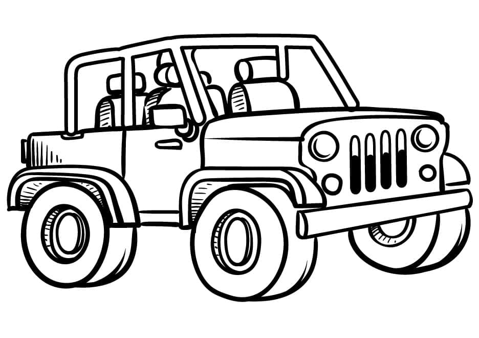 Jeep Coloring Pages Free Printable Coloring Pages For Kids