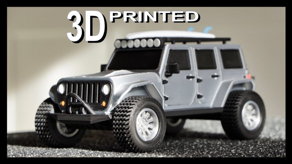 JEEP Wrangler 52 Parts 5 Color 3D print Free STL YouTube