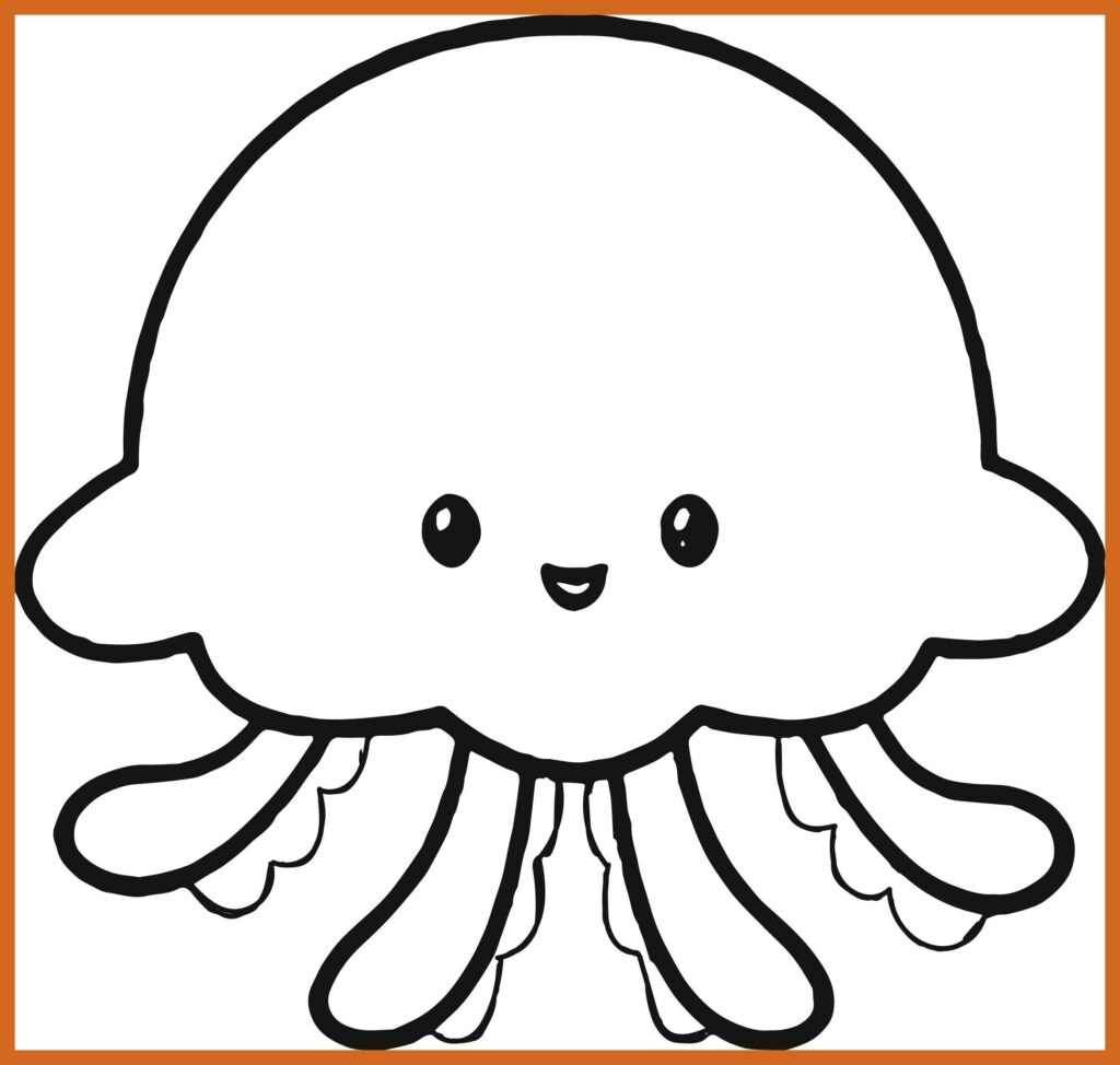 Jellyfish Coloring Page At GetColorings Free Printable Colorings 