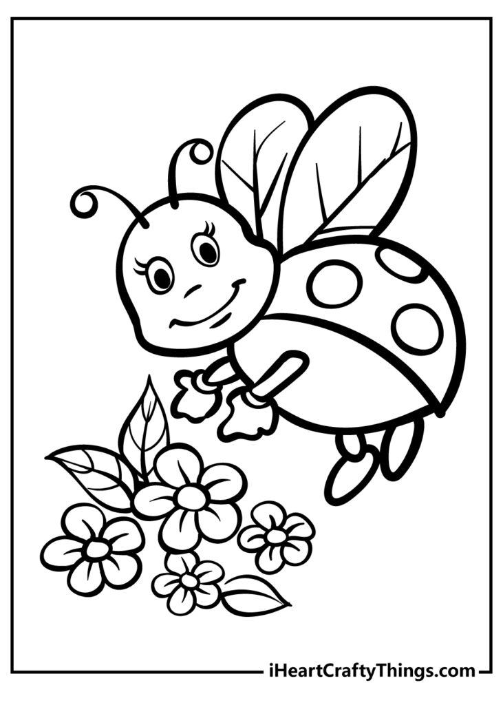 Ladybugs Coloring Pages