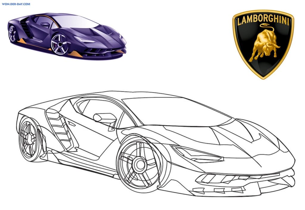 Lamborghini Coloring Pages 50 Printable Coloring Pages