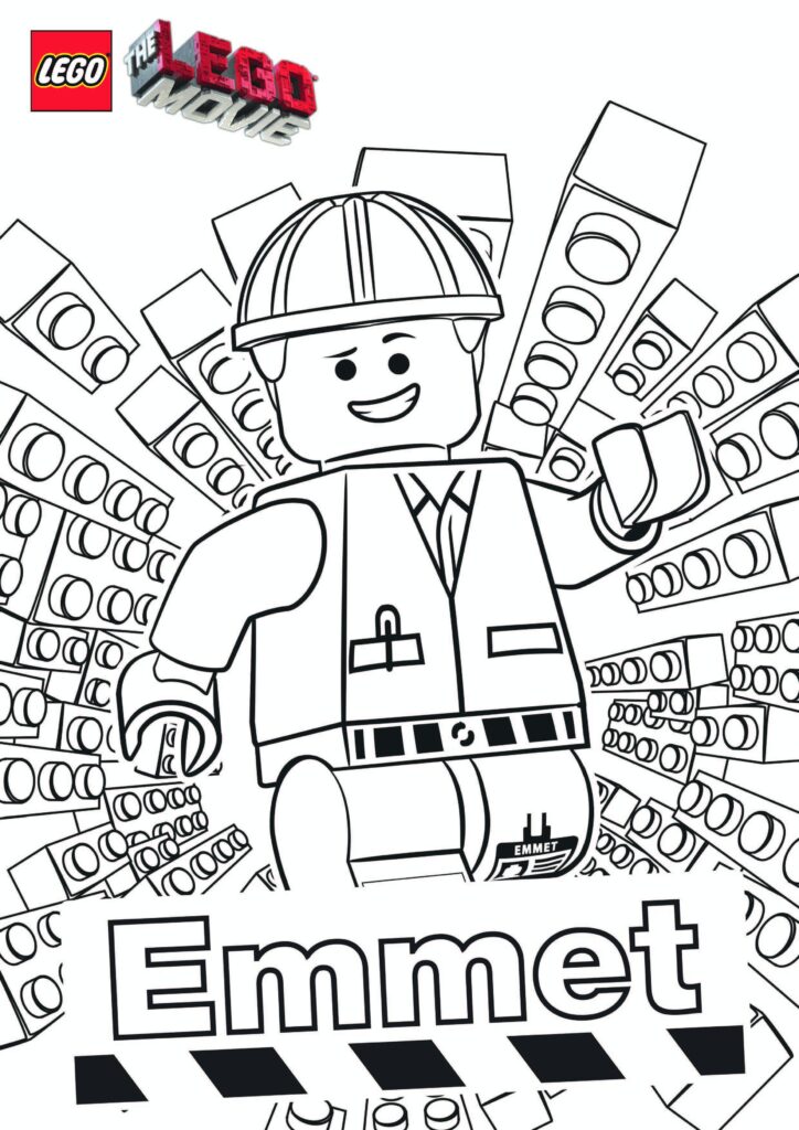 Lego Coloring Pages Printable Free