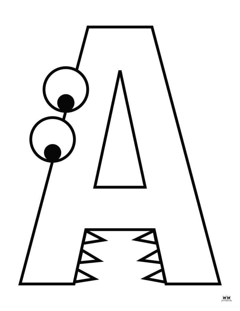 Letter A Coloring Pages 15 FREE Pages PrintaBulk