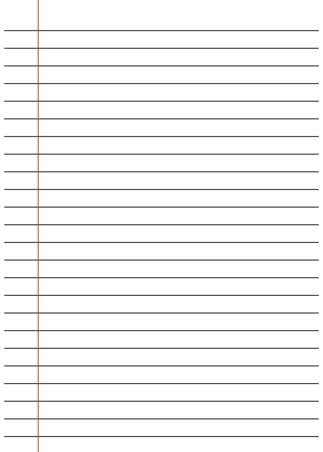 Printable Lined Paper Free - Printable We Love Printables