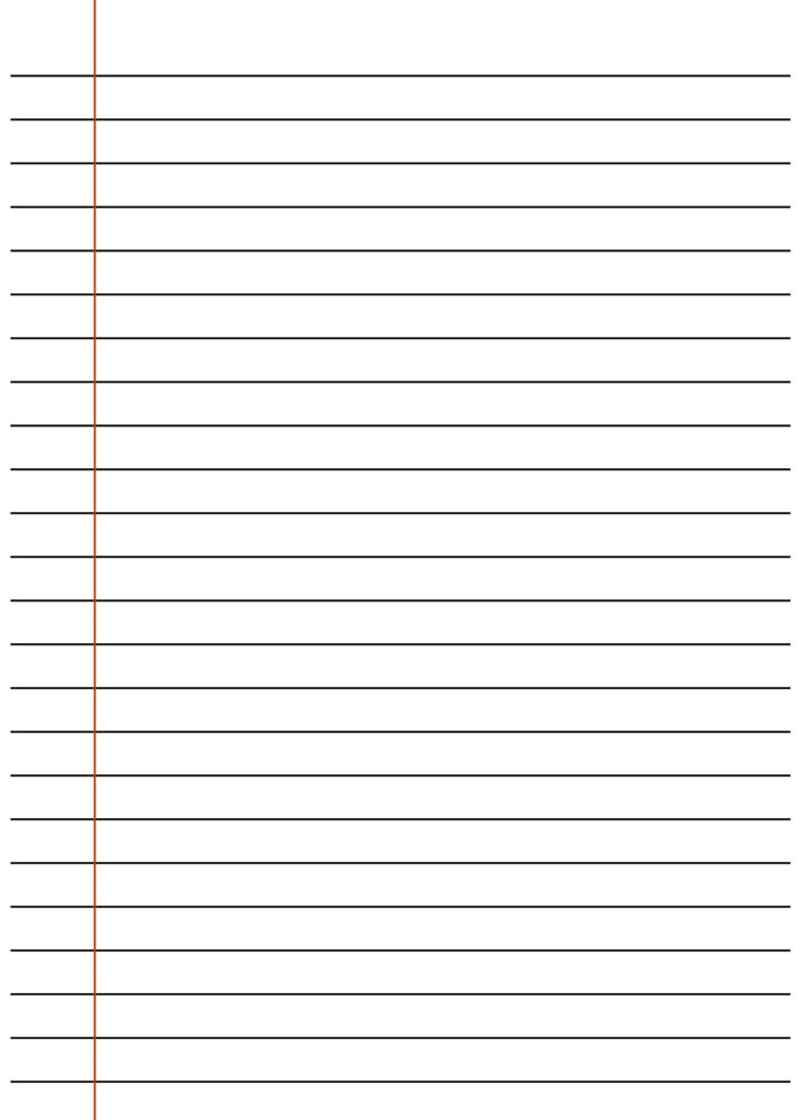 Lined Writing Paper Template 14 Free PDF Printables Printablee