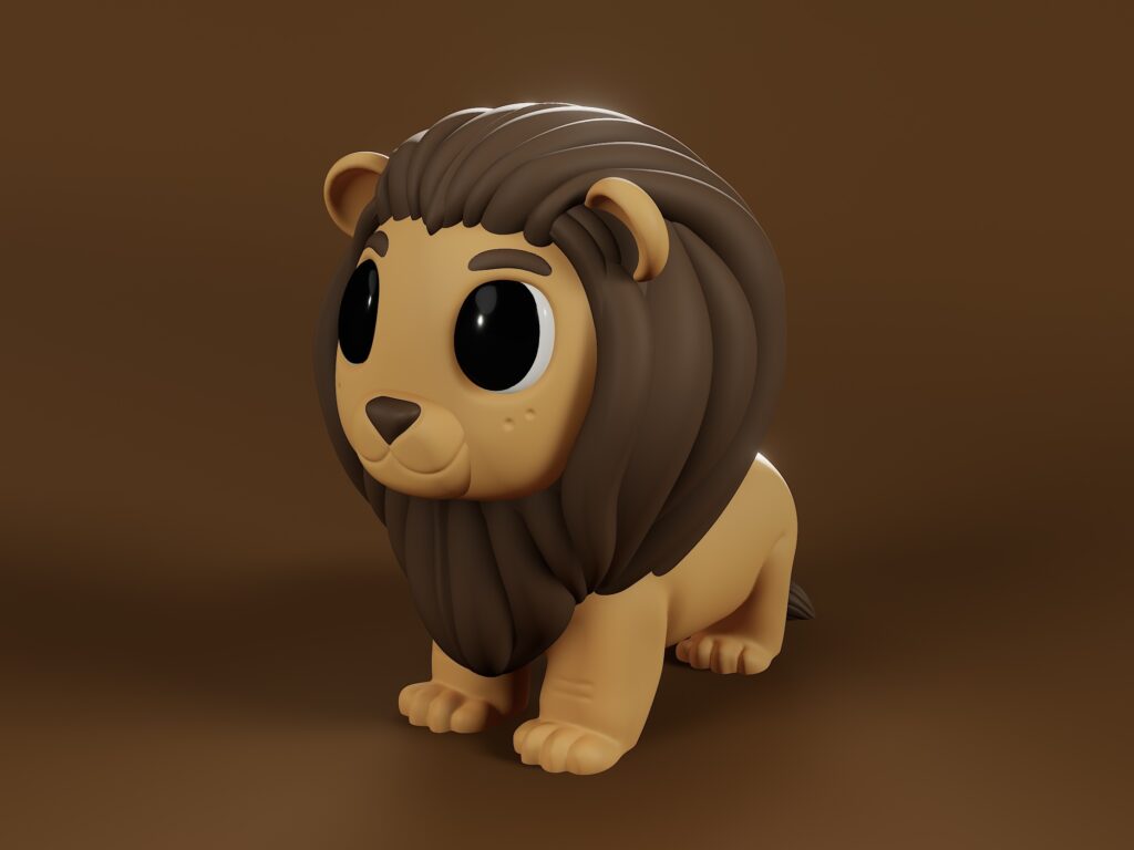 Lion Fluffy By 3DMDesign Download Free STL Model Printables