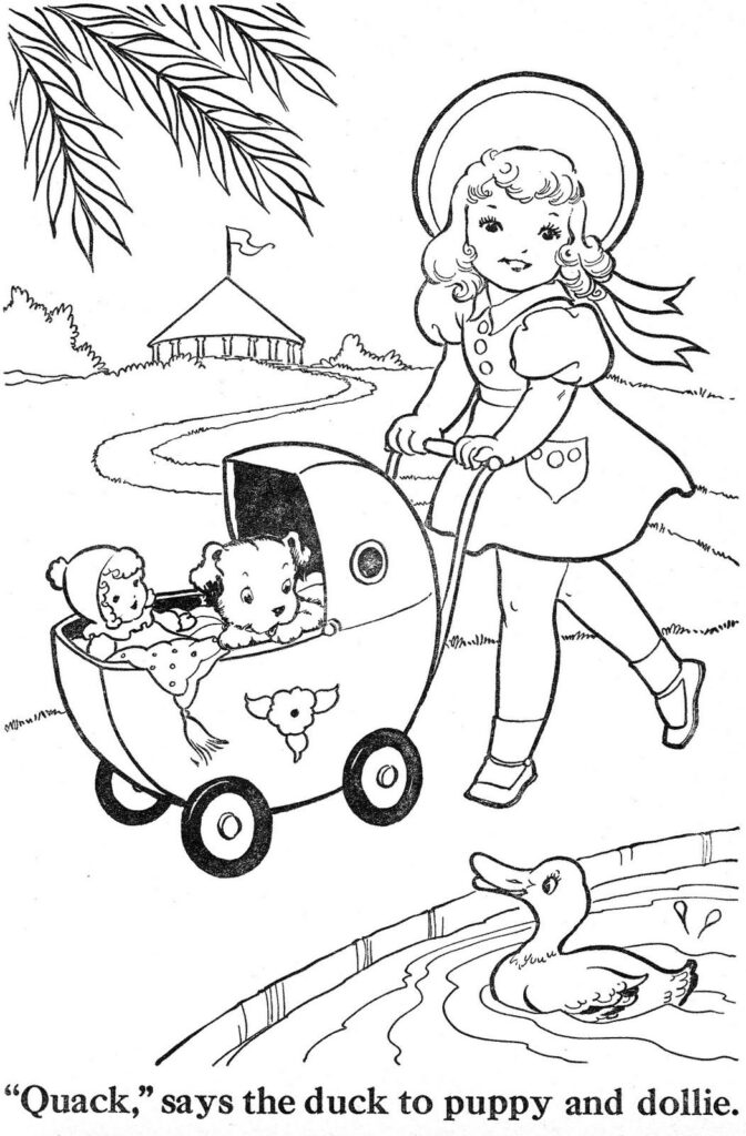 List Of Vintage Coloring Pages