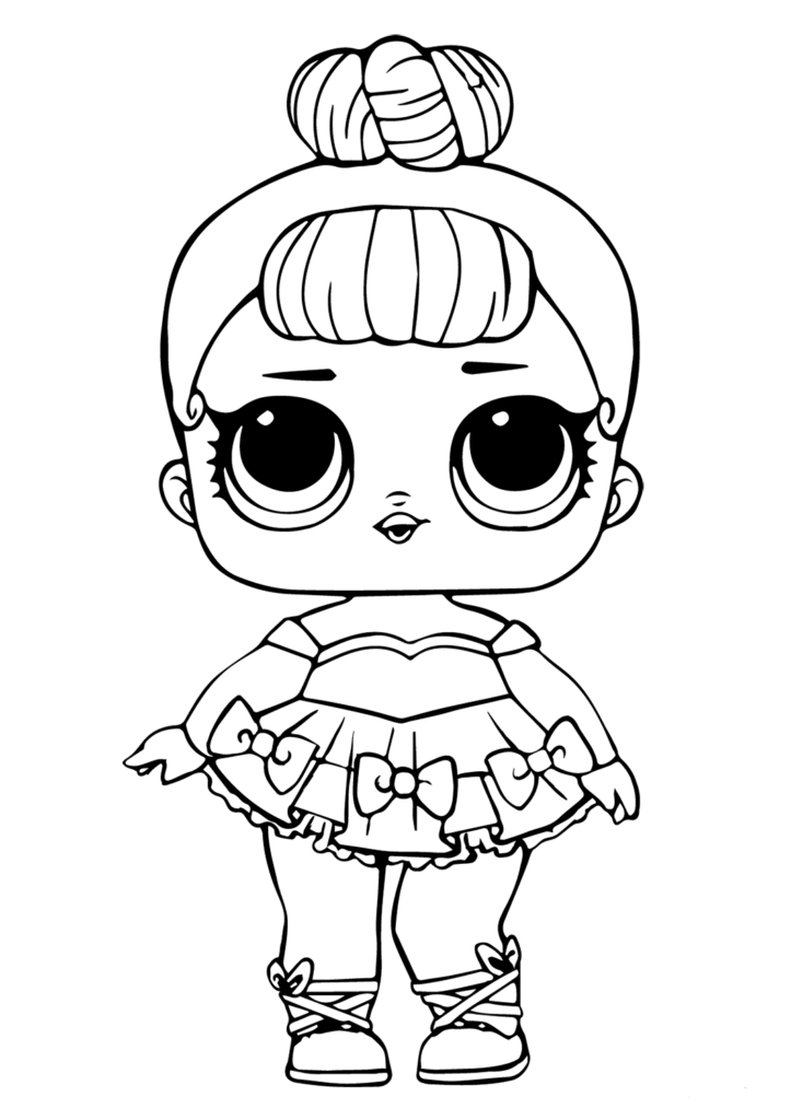 Lol Doll Printable Coloring Pages