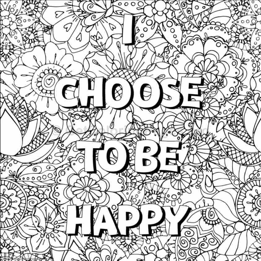 Make Your Own Coloring Pages With Words Printable